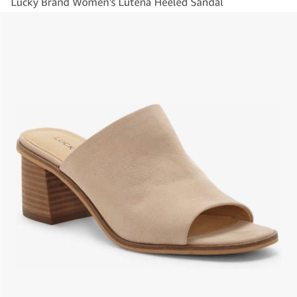 Lucky Brand Women's Lutena Heeled Sandal - Moonlight
